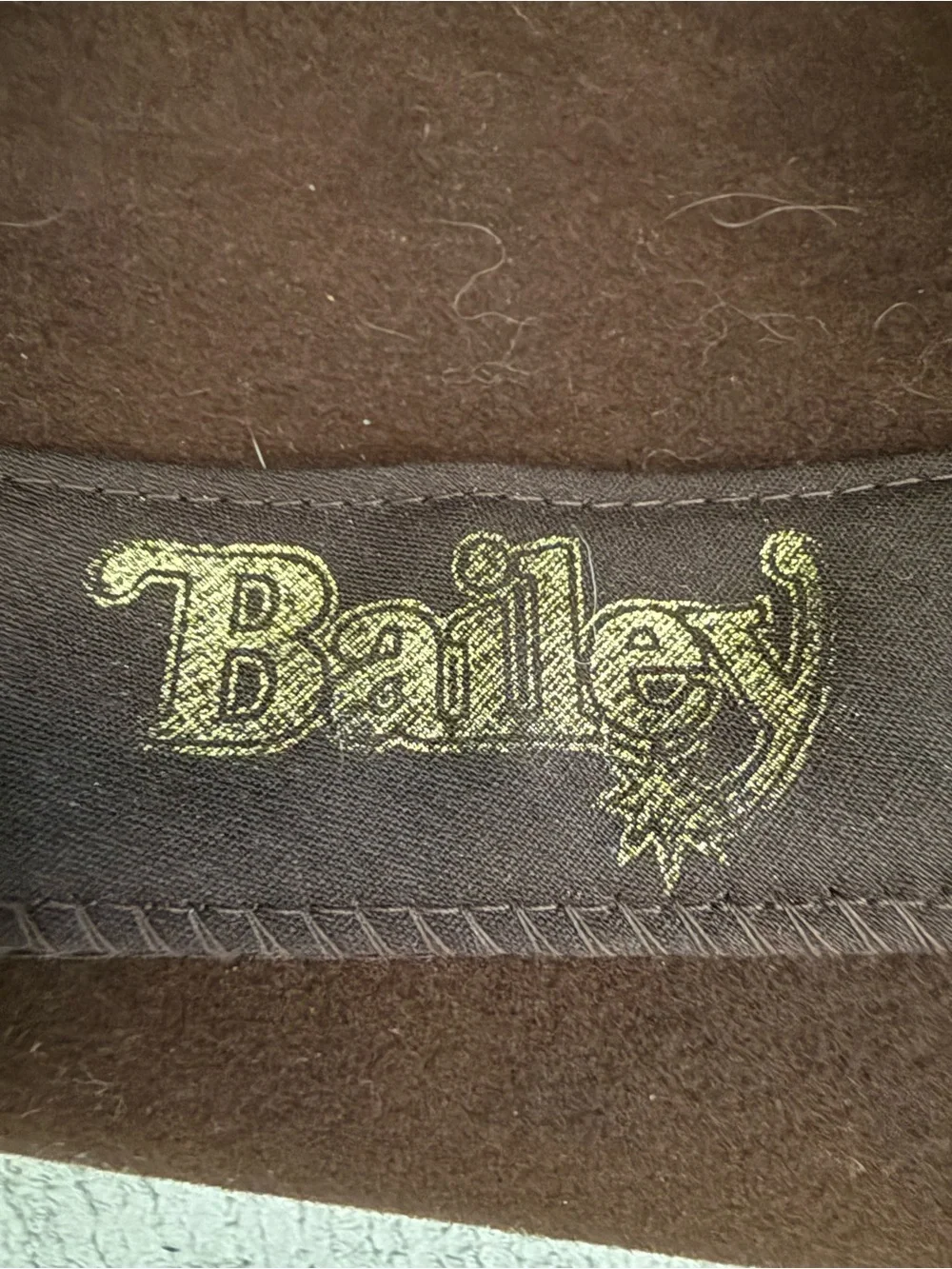 Bailey Brown Wool Western Cowboy Hat‎ Large Made In USA Vintage Classic